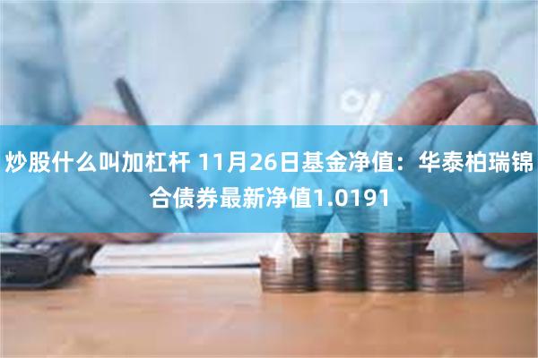 炒股什么叫加杠杆 11月26日基金净值：华泰柏瑞锦合债券最新净值1.0191